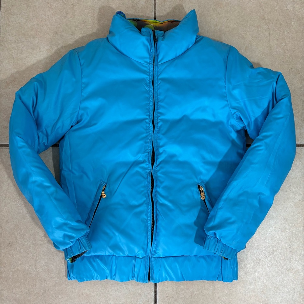Swagger Reversible Galaxy Puffer Jacket Size Small - Picture 4 of 7